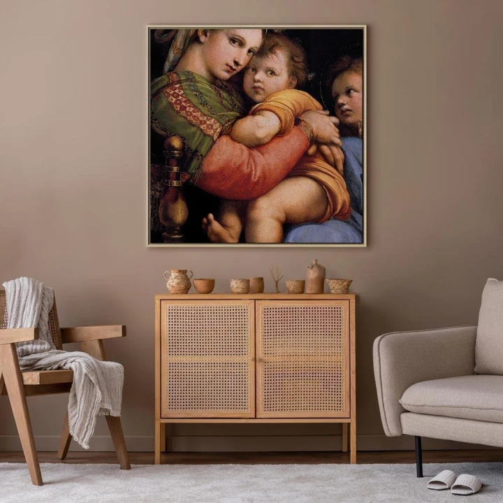 Obraz - Rafael Santi – Madonna on a Chair