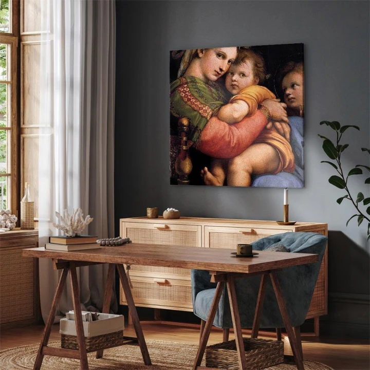 Obraz - Rafael Santi – Madonna on a Chair