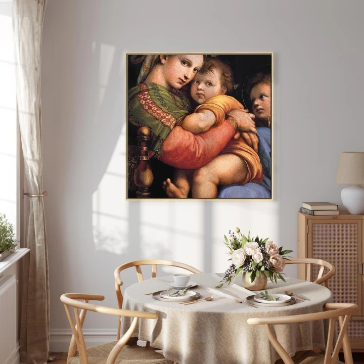 Obraz - Rafael Santi – Madonna on a Chair