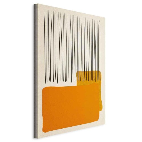 Obraz - Deszcz na plaży (1-częściowy) pionowy