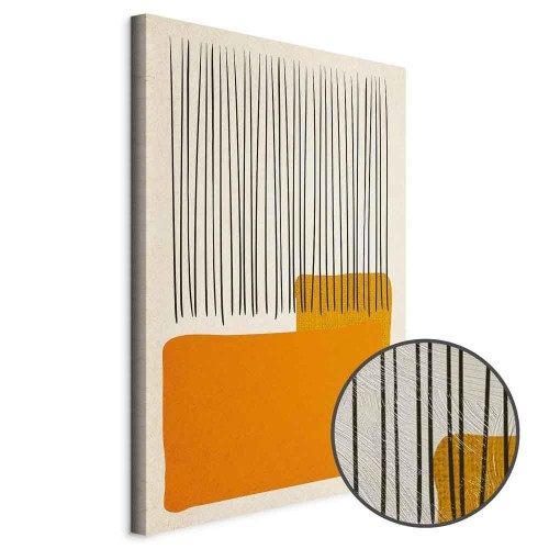 Obraz - Deszcz na plaży (1-częściowy) pionowy