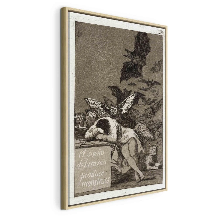 Obraz - Francisco Goya – Gdy rozum śpi, budzą się demony