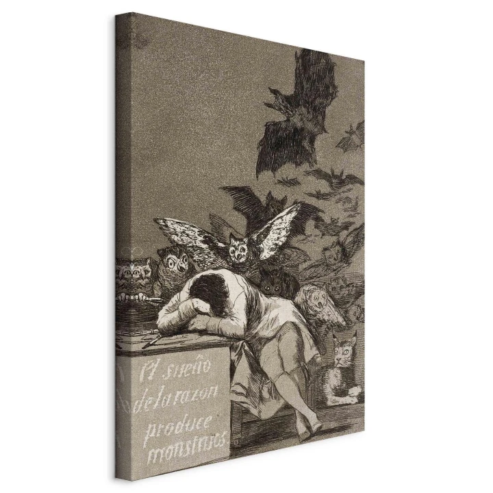 Obraz - Francisco Goya – Gdy rozum śpi, budzą się demony