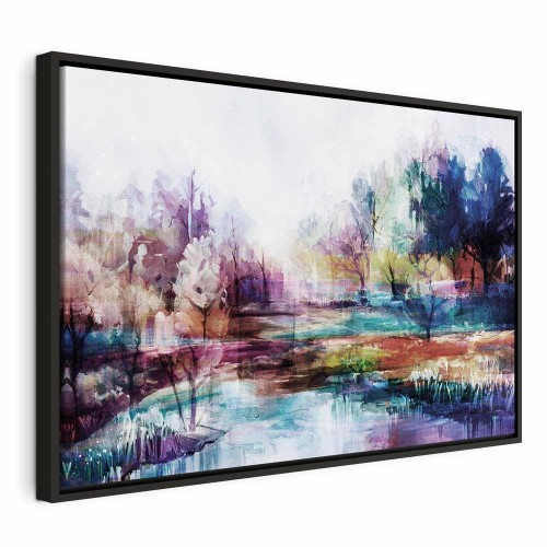 Obraz - Świat w farbach (1-częściowy) szeroki