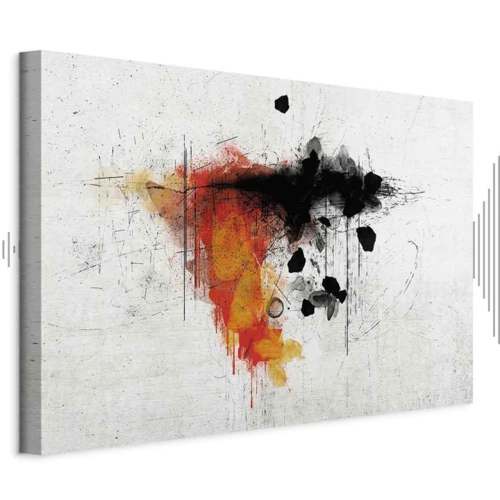 Obraz - Ekspresja czerwieni (1-częściowy) szeroki