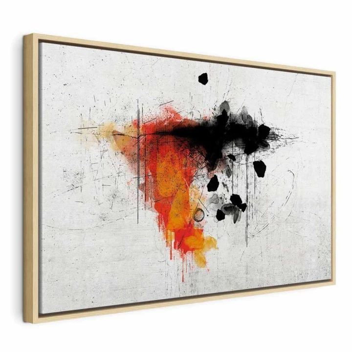 Obraz - Ekspresja czerwieni (1-częściowy) szeroki