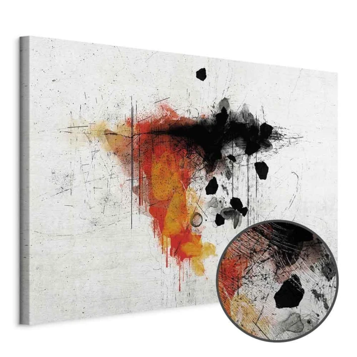 Obraz - Ekspresja czerwieni (1-częściowy) szeroki