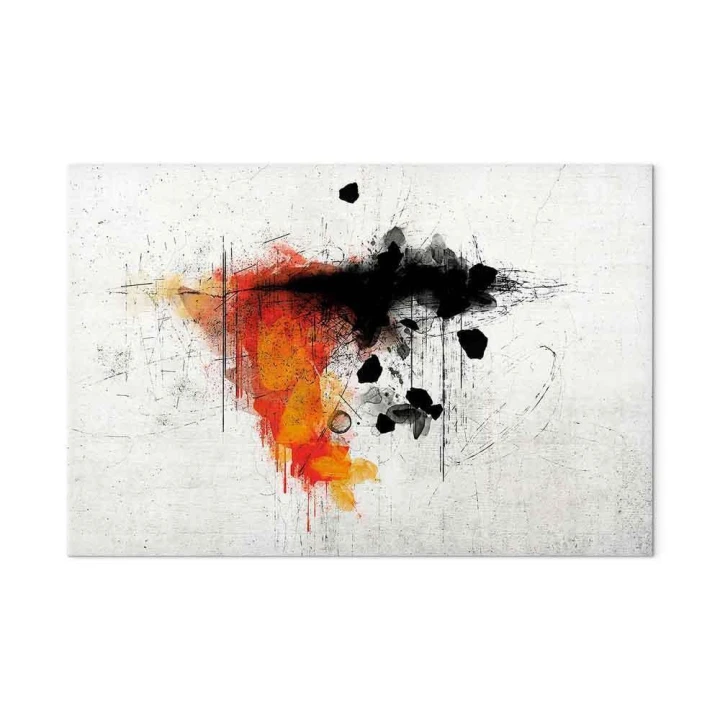 Obraz - Ekspresja czerwieni (1-częściowy) szeroki