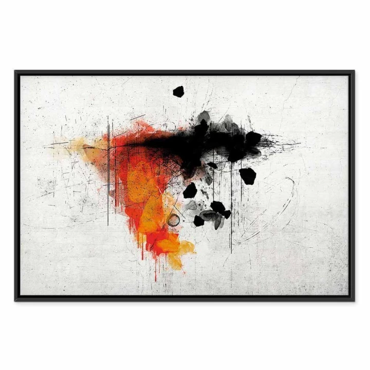 Obraz - Ekspresja czerwieni (1-częściowy) szeroki