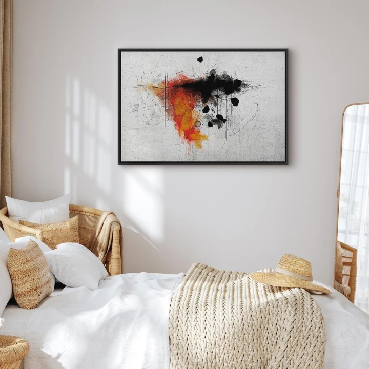 Obraz - Ekspresja czerwieni (1-częściowy) szeroki