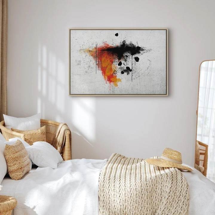 Obraz - Ekspresja czerwieni (1-częściowy) szeroki