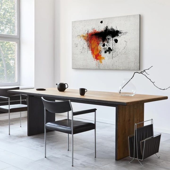 Obraz - Ekspresja czerwieni (1-częściowy) szeroki