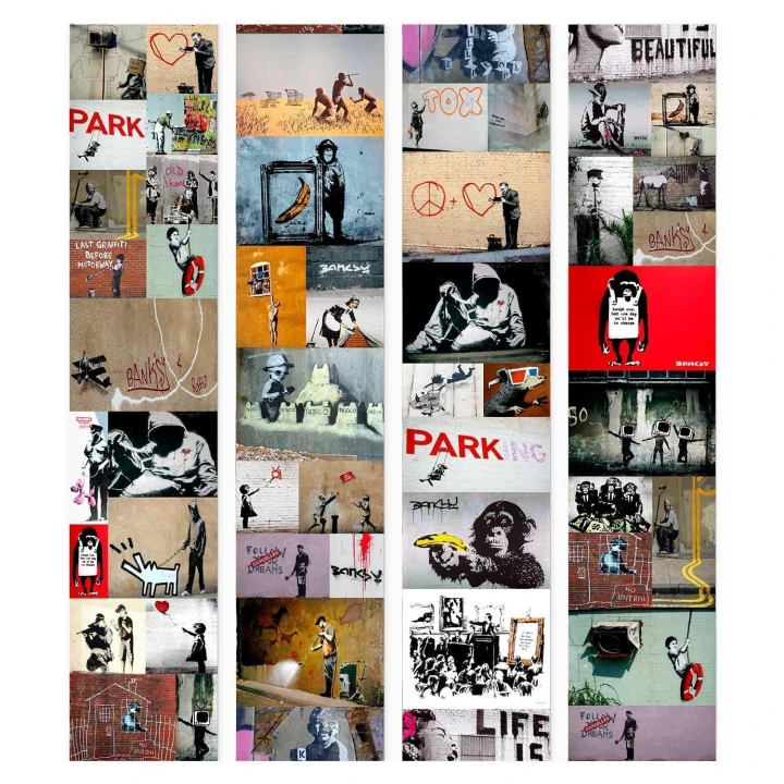 Tapeta - Banksy - kolaż