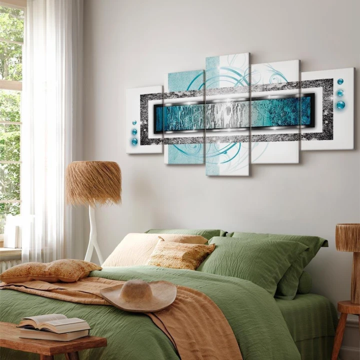 Obraz - Turkusowa zamieć