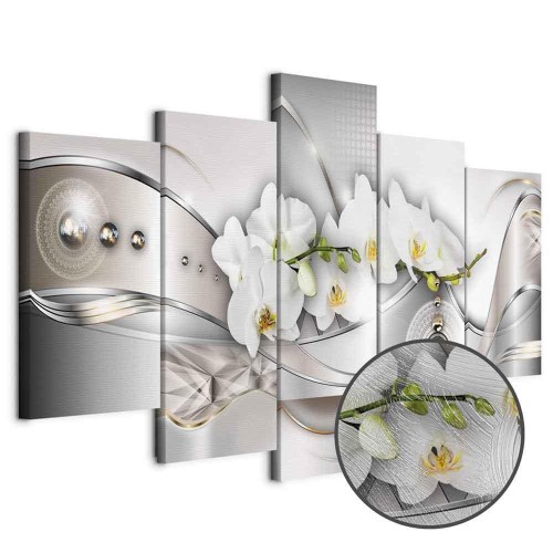 Obraz - Perłowy taniec orchidei
