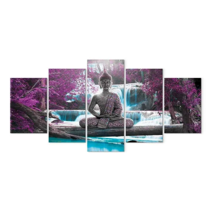 Obraz - Wodospad i Budda