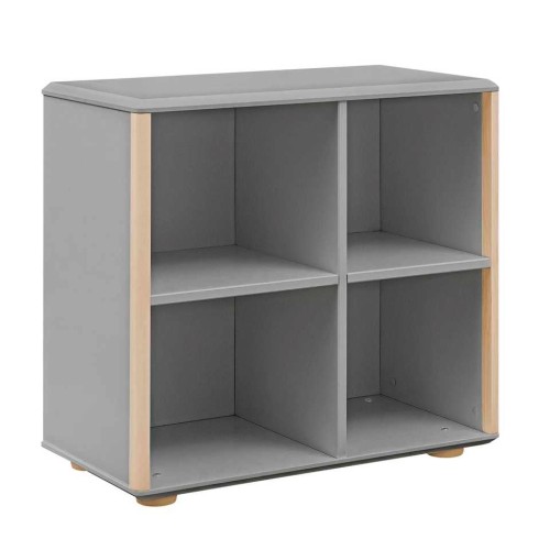 Regał niski otwarty Funflex szary