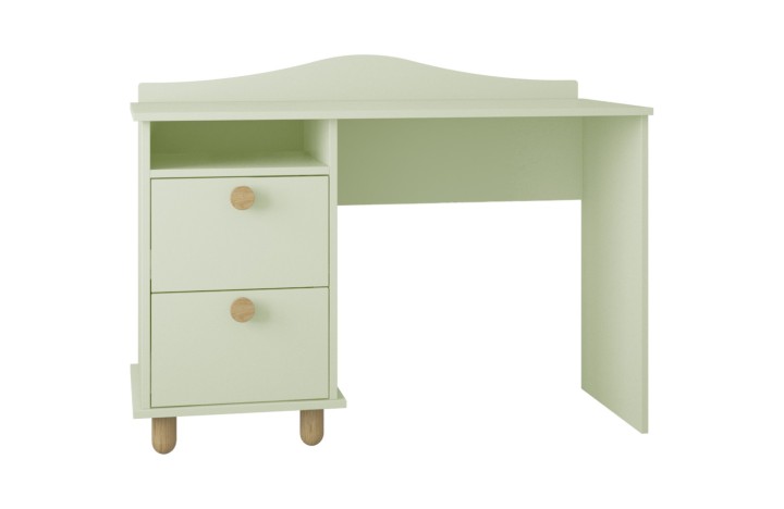 Biurko Lilo mięta do pokoju dziecka, front