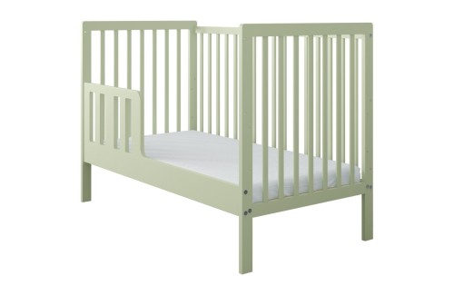 Łóżeczko Lilo mięta 120x60 z barierką tapczanika
