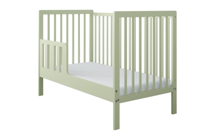 Łóżeczko Lilo mięta 120x60 z barierką tapczanika
