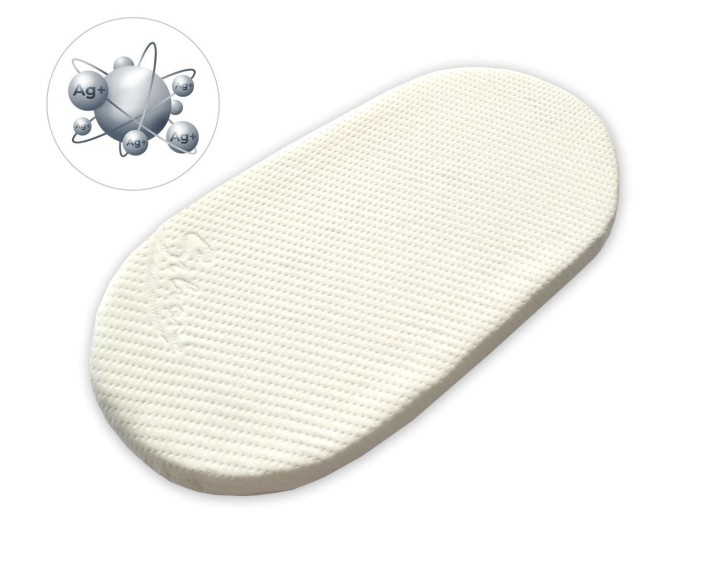 Antybakteryjny materac Silver z jonami srebra do kosza Mojżesza