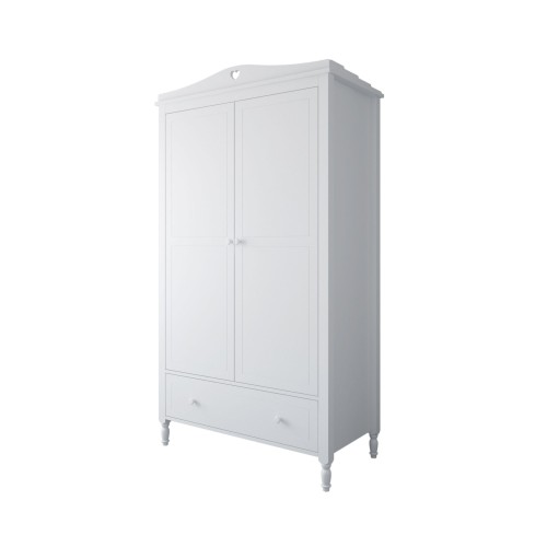 Szafa dla dziewczynki Bella białe meble