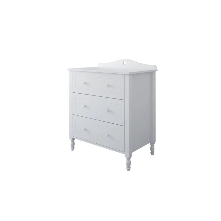 Komoda dla dziewczynki Bella białe meble