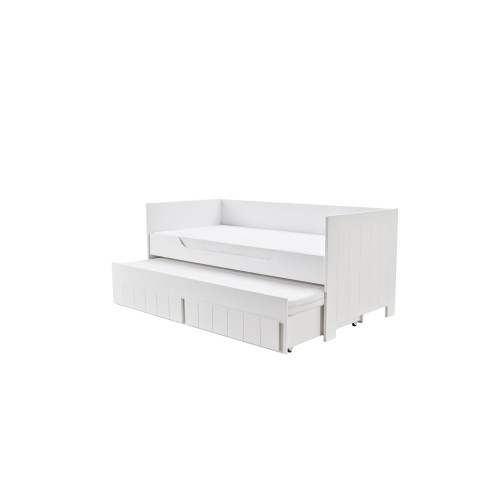Łóżko wysuwane Calmo białe