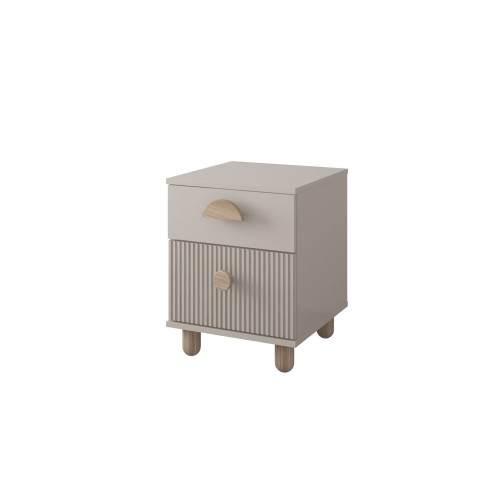 szafka Cocolo kaszmir z drewnianymi uchwytami