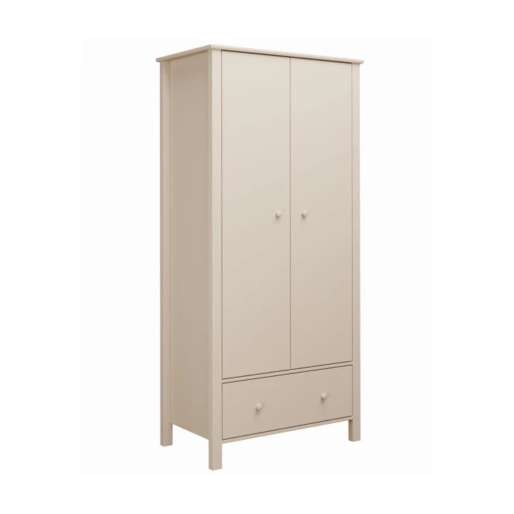 Dwudrzwiowa szafa dla dziewczynek Collet w kolorze kaszmir