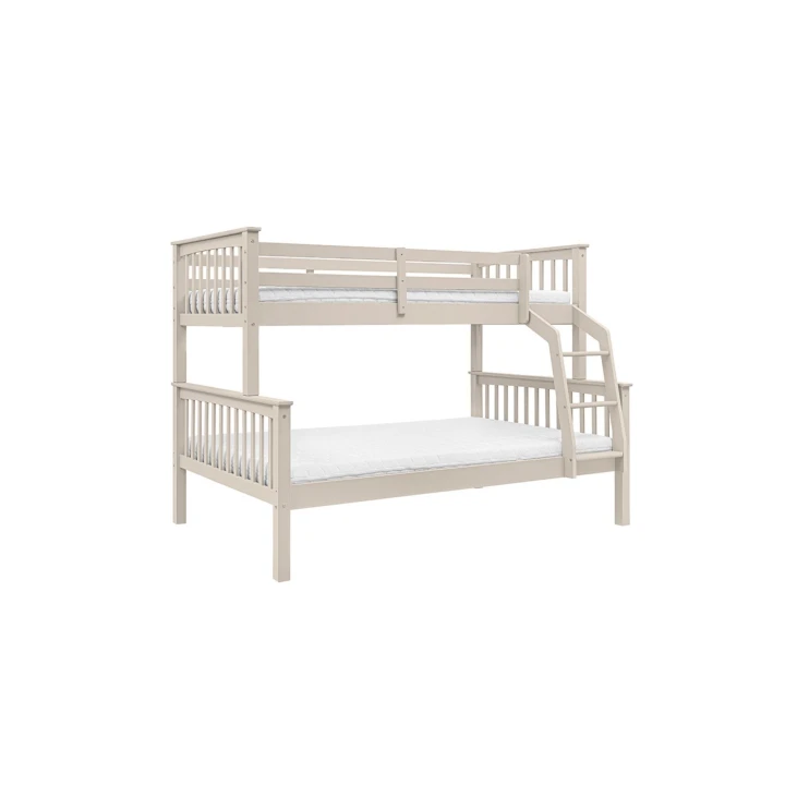 Łóżko piętrowe trzyosobowe Collet, kolor kaszmirowy