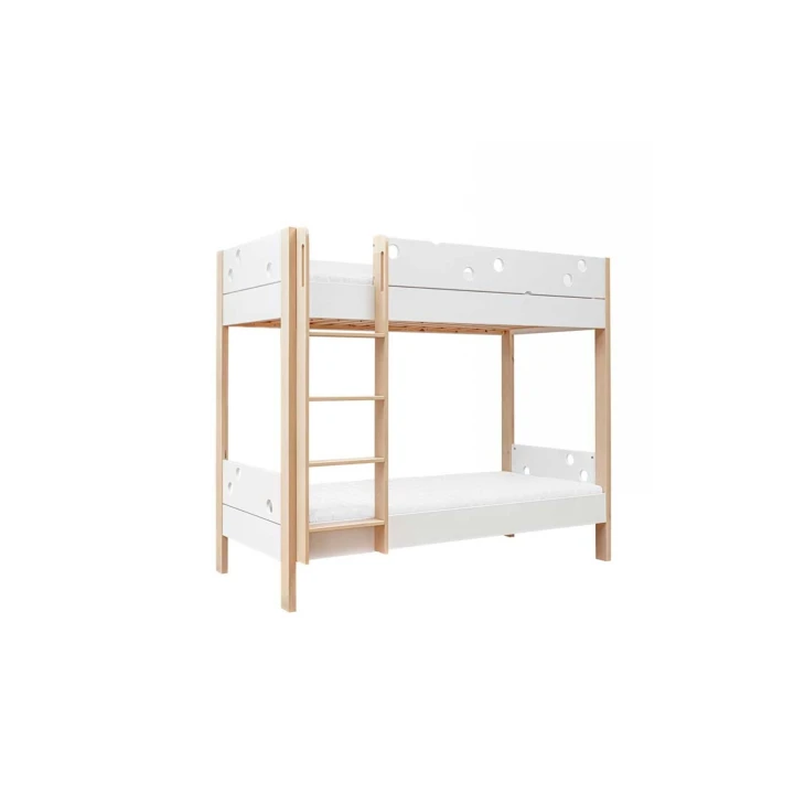 Łóżko piętrowe Funflex białe do pokoju młodzieżowego