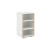 Regał niski wąski Funflex biały 40x40x72 cm