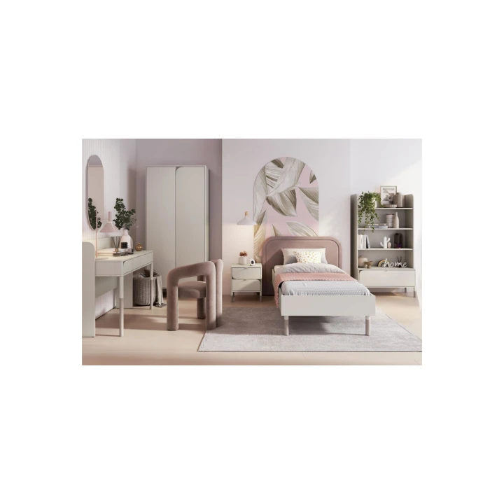 Pokój dla dwunastolatki z meblami Harmony kaszmir/trufla