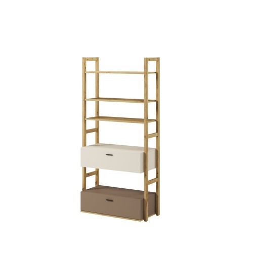 regał młodzieżowy Lenny szeroki z półkami i szufladami