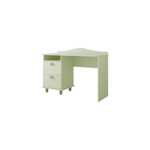 Miętowe biurko dziecięce Lilo z szufladami