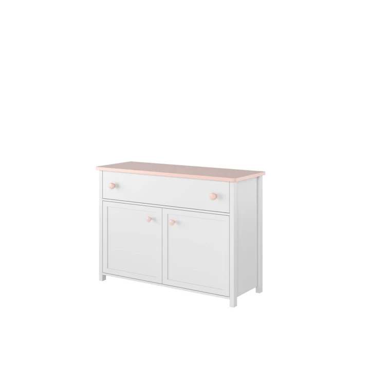 komoda Luna dla dziewczynki z drzwiami i szufladą