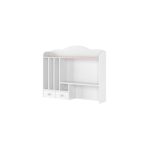 nadstawka na biurko z półkami i szufladkami Luna