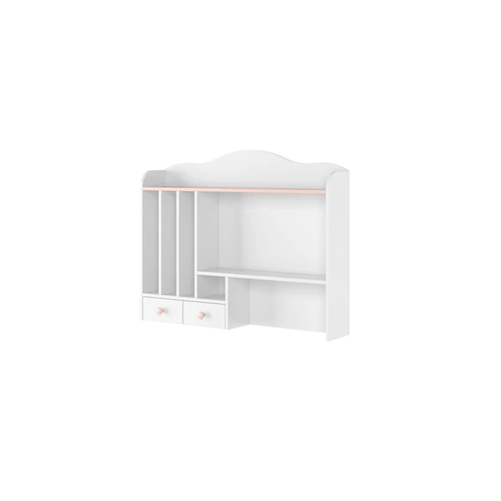 nadstawka na biurko z półkami i szufladkami Luna