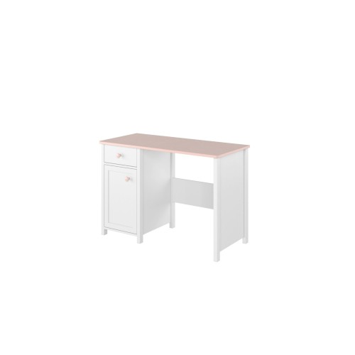 biurko dla dziewczynki Luna z szafką i szufladą