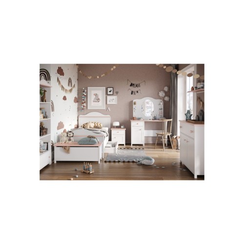 Pokój dziewczynki - białe meble dla dziewczynki Luna