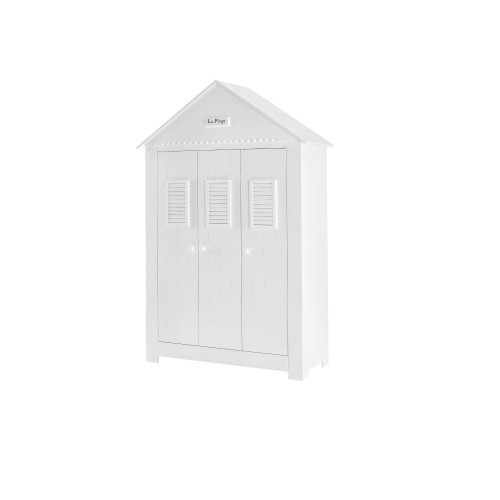 Szafa dziecięca Marsylia trzydrzwiowa – meble w kształcie domków