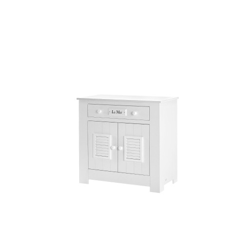 Komoda z drzwiami Marsylia biała do pokoju dziecka