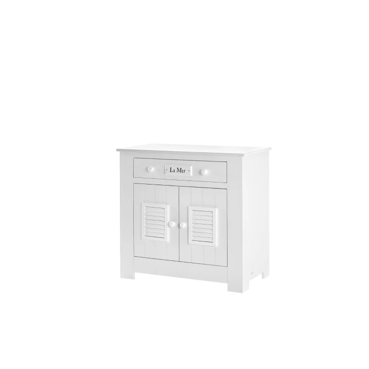 Komoda z drzwiami Marsylia biała do pokoju dziecka