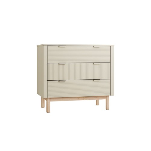 Komoda Miloo 3 szuflady szampański