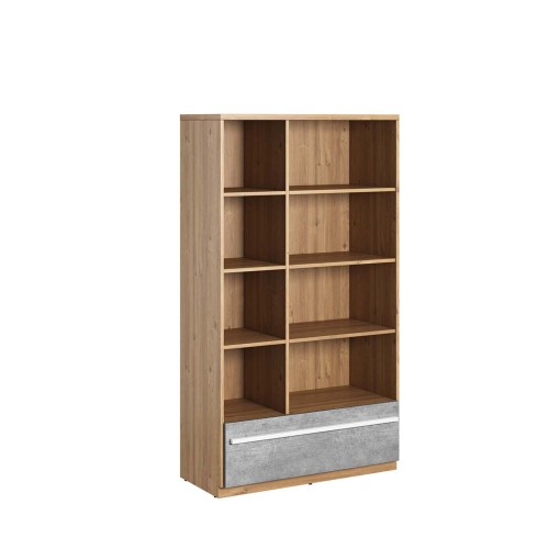 Regał Plano 90 cm z półkami i szufladą