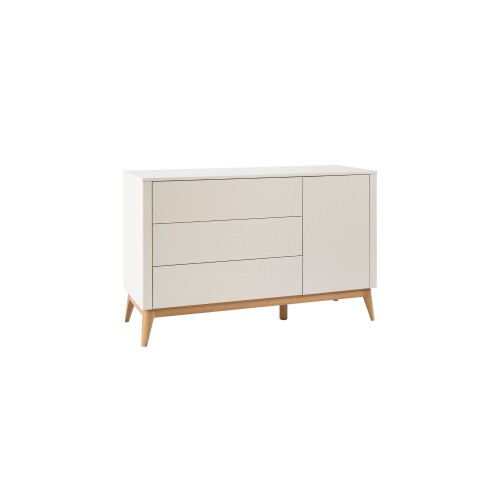 komoda Seth z szafką w kolorze szampańskim