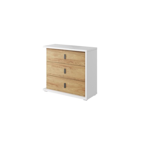 komoda młodzieżowa Simi mała z trzema szufladami