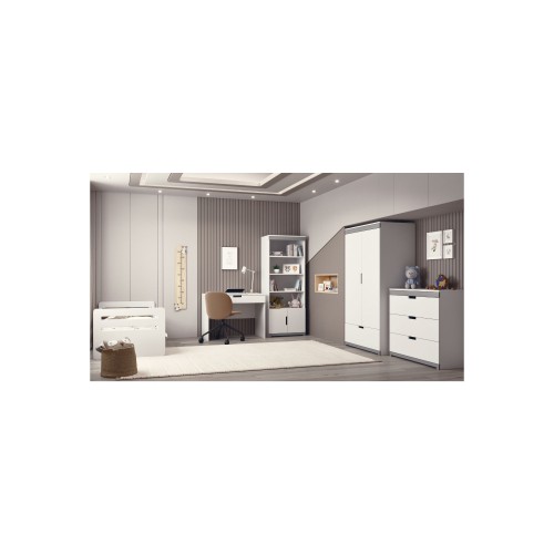 Projekt pokoju młodzieżowego dla chłopca, meble Tomi