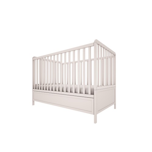 Łóżeczko-tapczanik Vintage kaszmir 140×70 – łóżeczko dziecięce 2w1